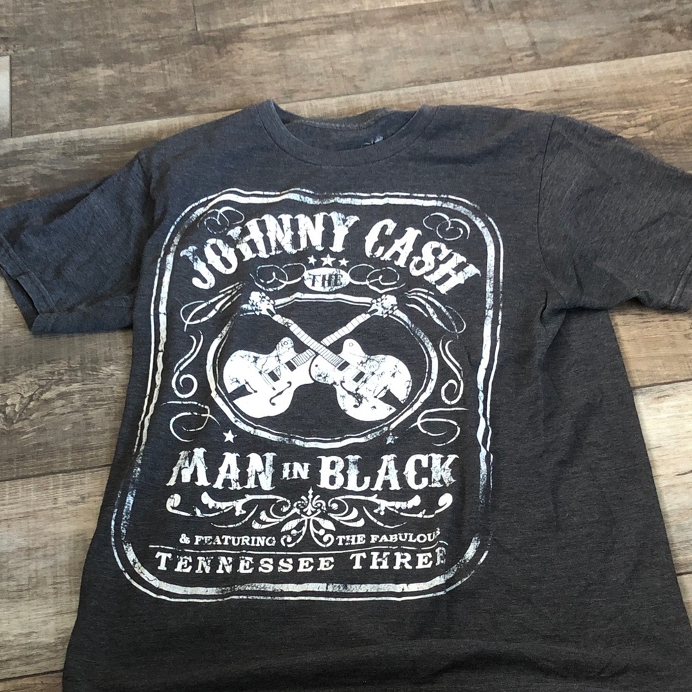 Zion Rootswear Johnny Cash Graphic Tee - Dark Gray